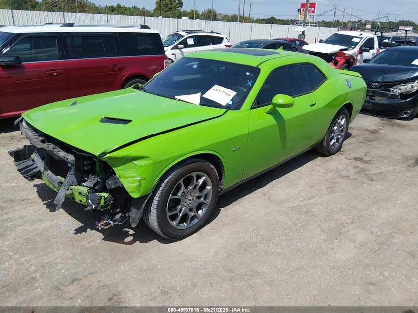 2017 Dodge Challenger, Front End, IAAI, VIN 2C3CDZGG3HH555772 — photo 2