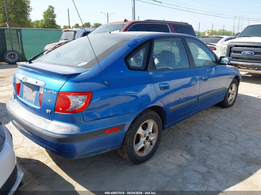 HYUNDAI ELANTRA 2004 VIN KMHDN56D04U123978