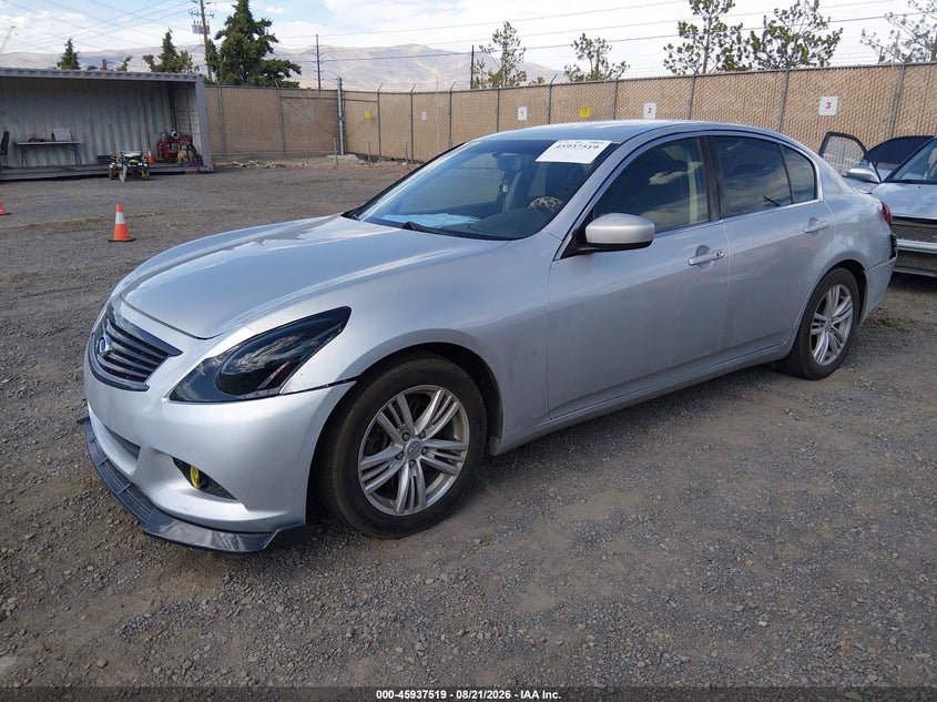 2012 Infiniti G, Rear, IAAI, VIN JN1CV6AP3CM931489 — photo 2