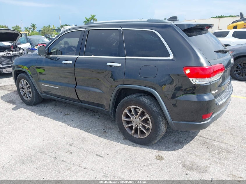 Vin: 1c4rjfbgxgc367417, lot: 46436686, jeep grand cherokee limited 20163