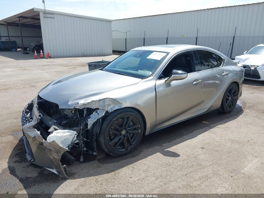 2021 Lexus IS, Front End, IAAI, VIN JTHCA1D20M5109710 — photo 2