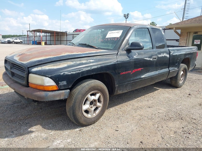 1997 Dodge Dakota Slt/Sport, Normal Wear & Tear, IAAI, VIN 1B7GL23X6VS203190 — photo 2