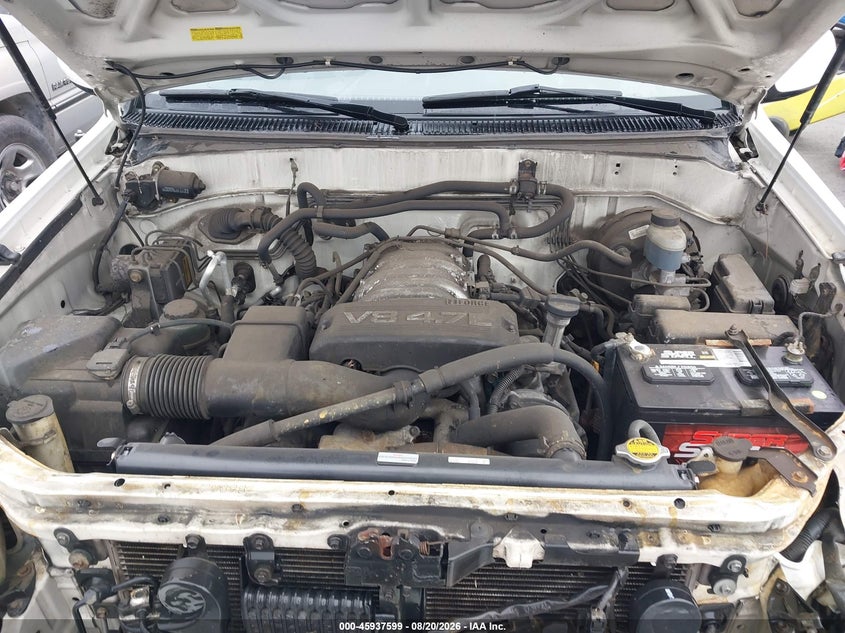 TOYOTA SEQUOIA 2004 VIN 5TDBT48A84S232207