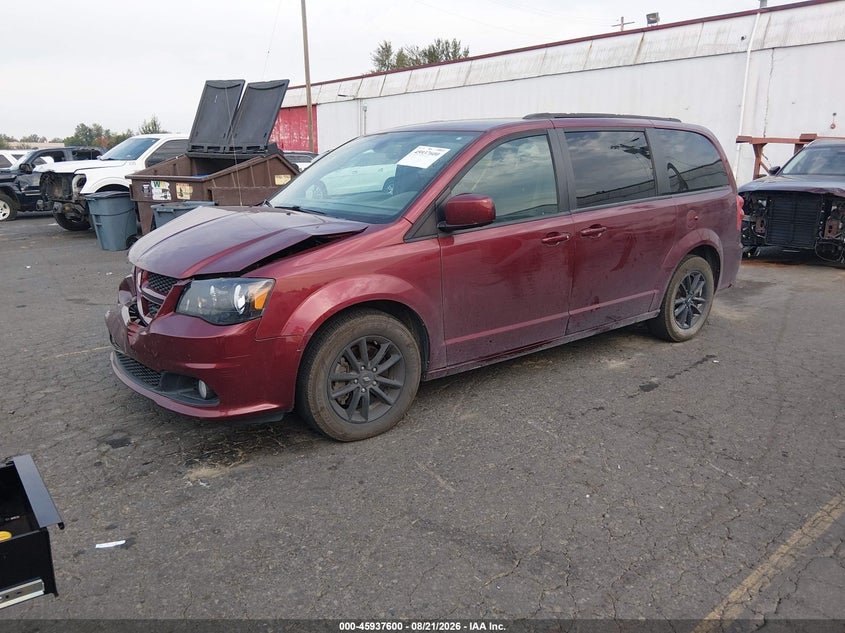 2019 Dodge Caravan, Front End, IAAI, VIN 2C4RDGEG1KR671616 — photo 2