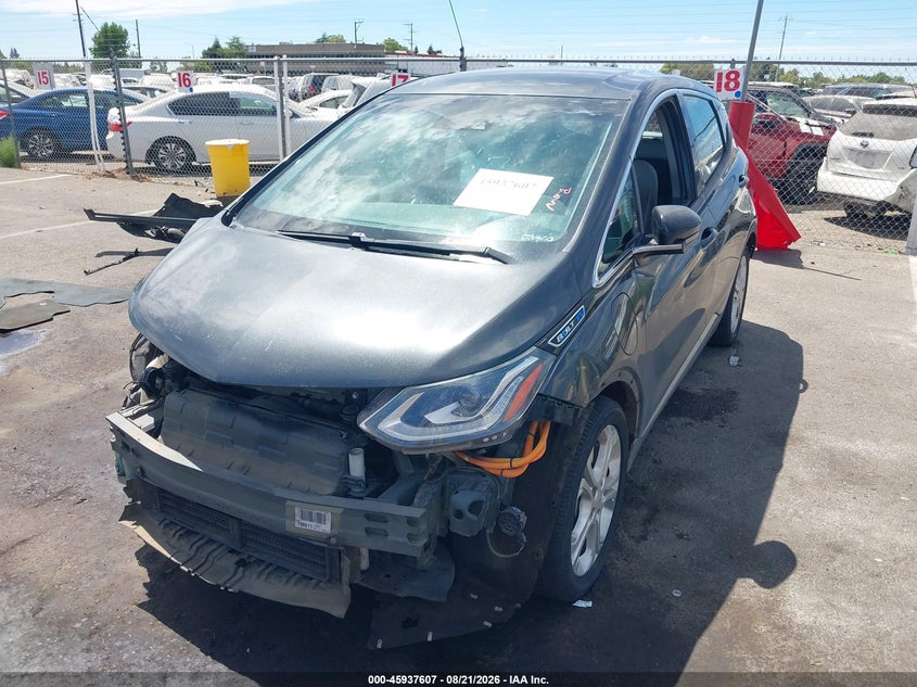 Vin: 1g1fy6s00k4118489, lot: 46436748, chevrolet bolt ev lt 20192