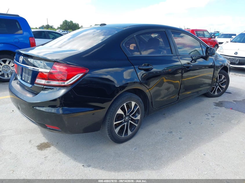 Vin: 19xfb2f82de070027, lot: 46436759, honda civic ex 20134