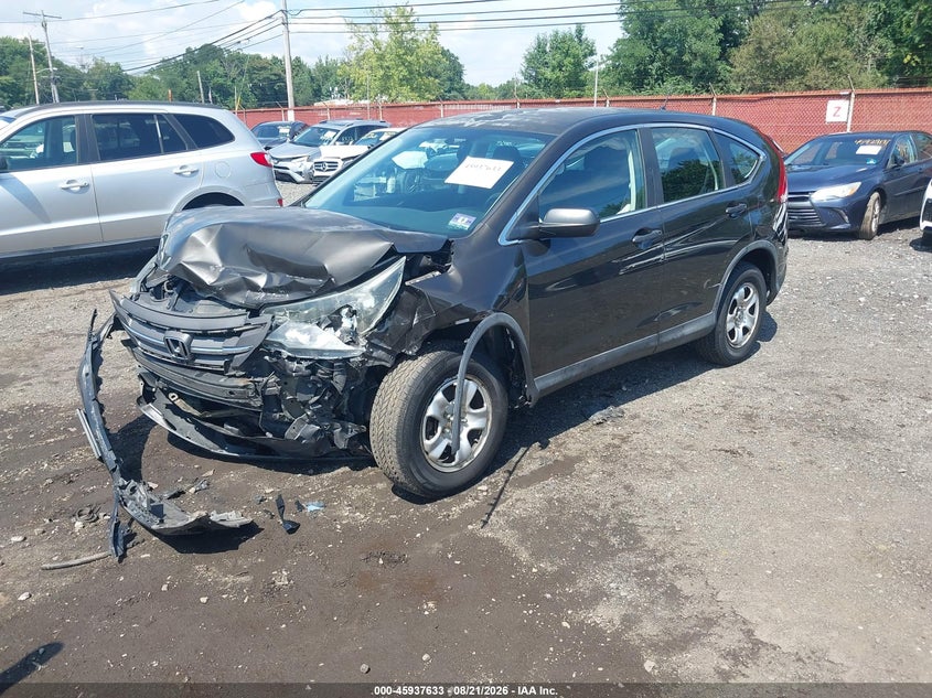 2013 Honda CR-V, Front End, IAAI, VIN 5J6RM4H39DL077983 — photo 2