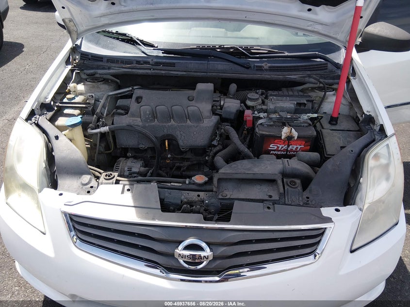 2012 NISSAN SENTRA SEDAN 2.0L I-4 DOHC, VVT, 140HP