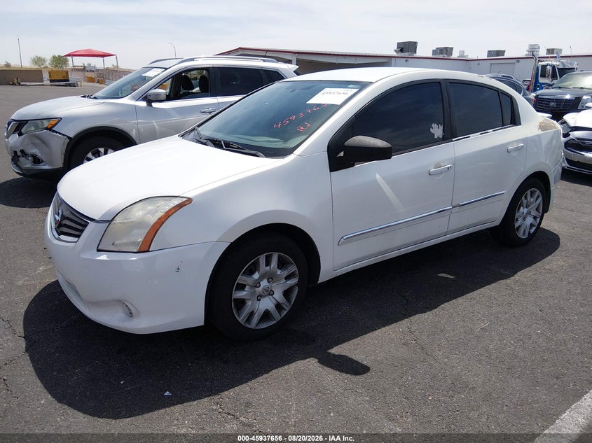 2012 NISSAN SENTRA SEDAN 2.0L I-4 DOHC, VVT, 140HP