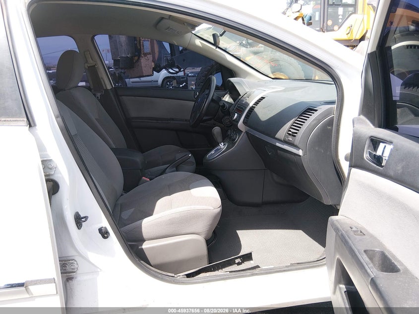 2012 NISSAN SENTRA SEDAN 2.0L I-4 DOHC, VVT, 140HP