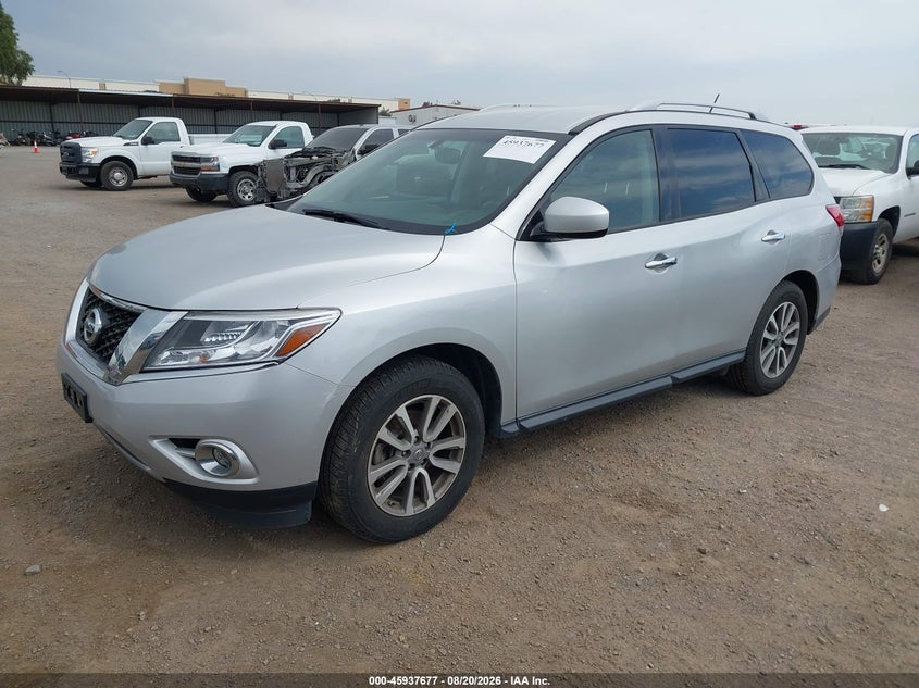 2015 Nissan Pathfinder, Normal Wear & Tear, IAAI, VIN 5N1AR2MM8FC647591 — photo 2