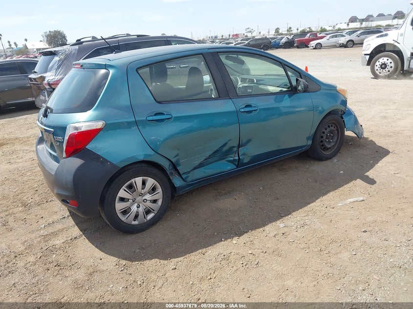 2012 TOYOTA YARIS HATCHBACK 1.5L I-4 DOHC, VVT, 106HP