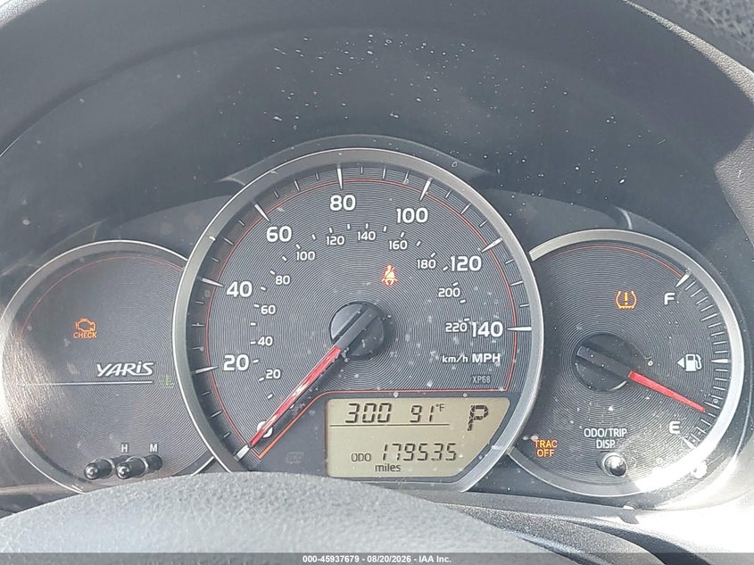 2012 TOYOTA YARIS HATCHBACK 1.5L I-4 DOHC, VVT, 106HP