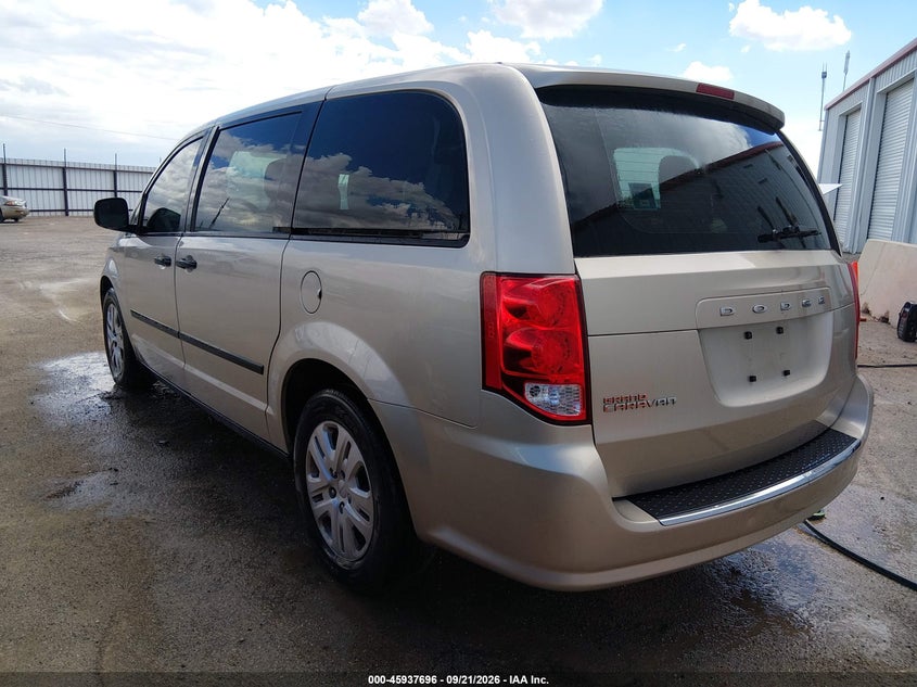 Vin: 2c4rdgbg6er417554, lot: 46436837, dodge grand caravan american value pkg 20143