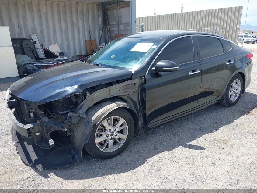 2016 Kia Optima, Front End, IAAI, VIN 5XXGT4L38GG088131 — photo 2