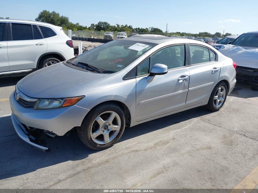 2012 HONDA CIVIC auction photo 2