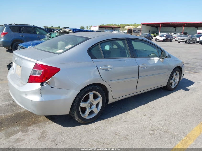 2012 HONDA CIVIC auction photo 4