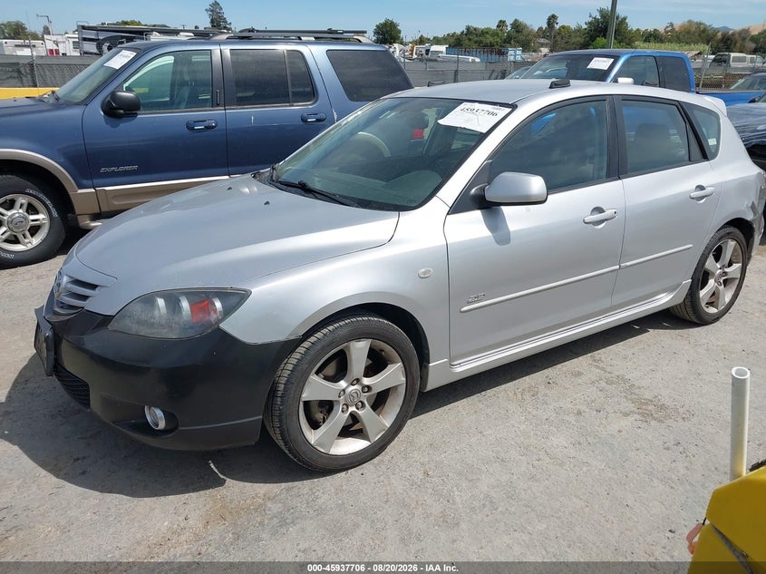 2005 Mazda 3, Обычный износ, IAAI, VIN JM1BK343651320787 — фото 2