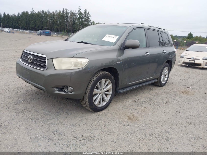 2008 TOYOTA HIGHLANDER HYBRID auction photo 2