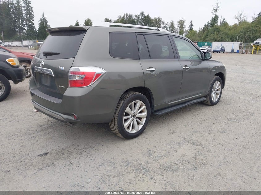 2008 TOYOTA HIGHLANDER HYBRID auction photo 4