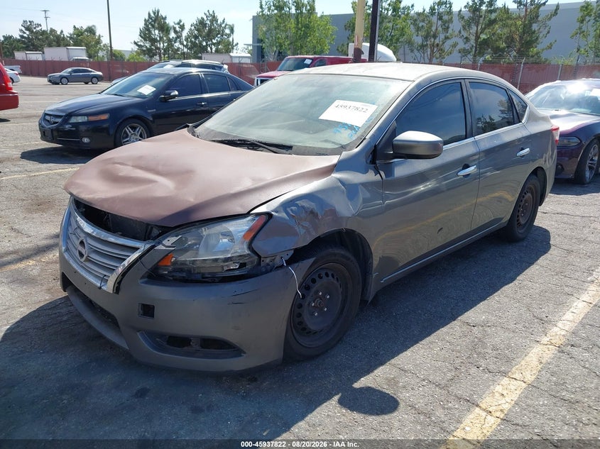 2015 Nissan Sentra, Звичайний знос, IAAI, VIN 3N1AB7AP3FY293767 — фото 2