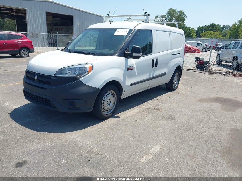Vin: zfberfab1j6j98054, lot: 46436965, ram promaster city tradesman 20182