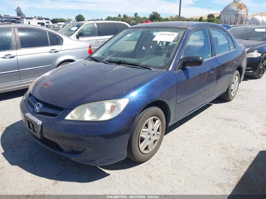 2005 Honda Civic, Normal Wear & Tear, IAAI, VIN JHMES16535S007883 — photo 2