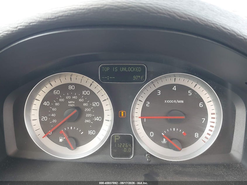 VOLVO C70 2011 VIN YV1672MC7BJ114249