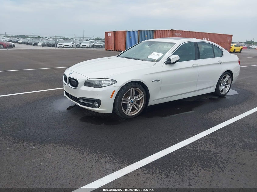 2015 BMW 5er, Звичайний знос, IAAI, VIN WBA5A5C58FD516161 — фото 2