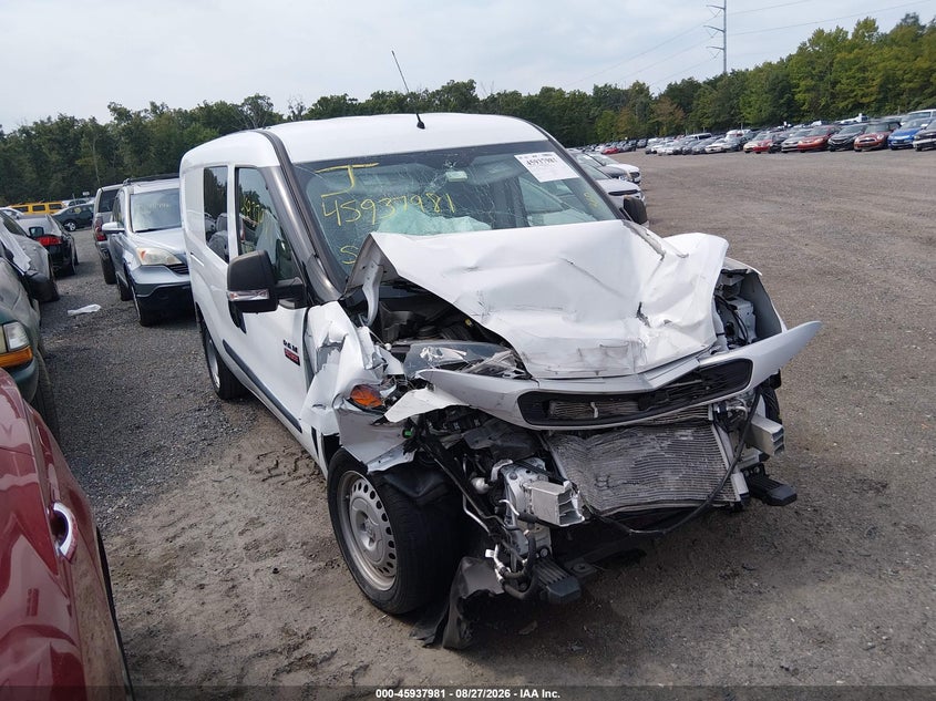 Vin: zfbhrfab6n6w30513, lot: 46437152, ram promaster city cargo van 2022 img_1