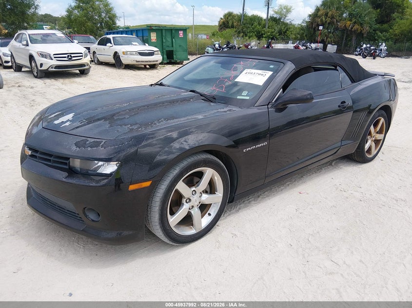 2014 Chevrolet Camaro, Затопление, IAAI, VIN 2G1FB3D35E9292891 — фото 2