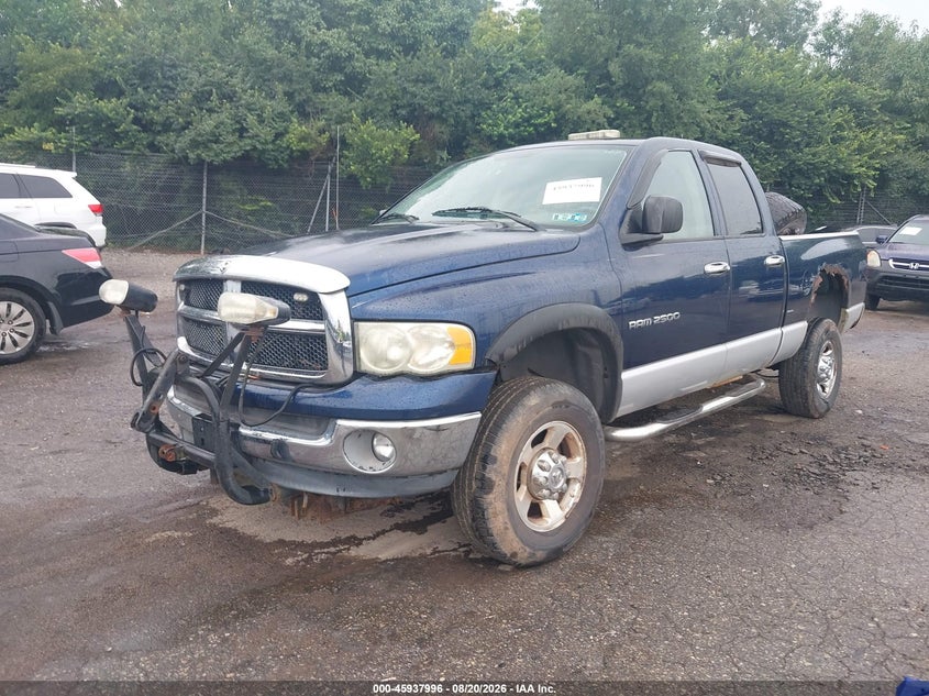 DODGE RAM 2500 2003 VIN 3D7KU28D73G740005