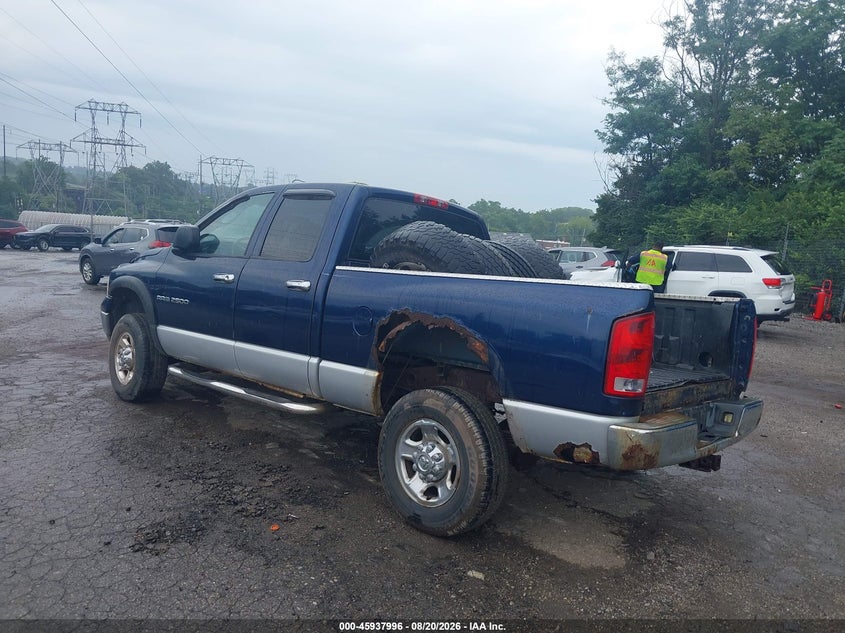 DODGE RAM 2500 2003 VIN 3D7KU28D73G740005