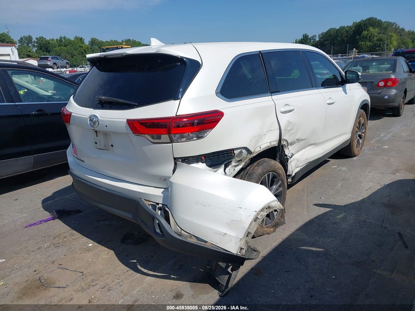 Vin: 5tdzzrfh3ks369997, lot: 46437177, toyota highlander le plus 20194
