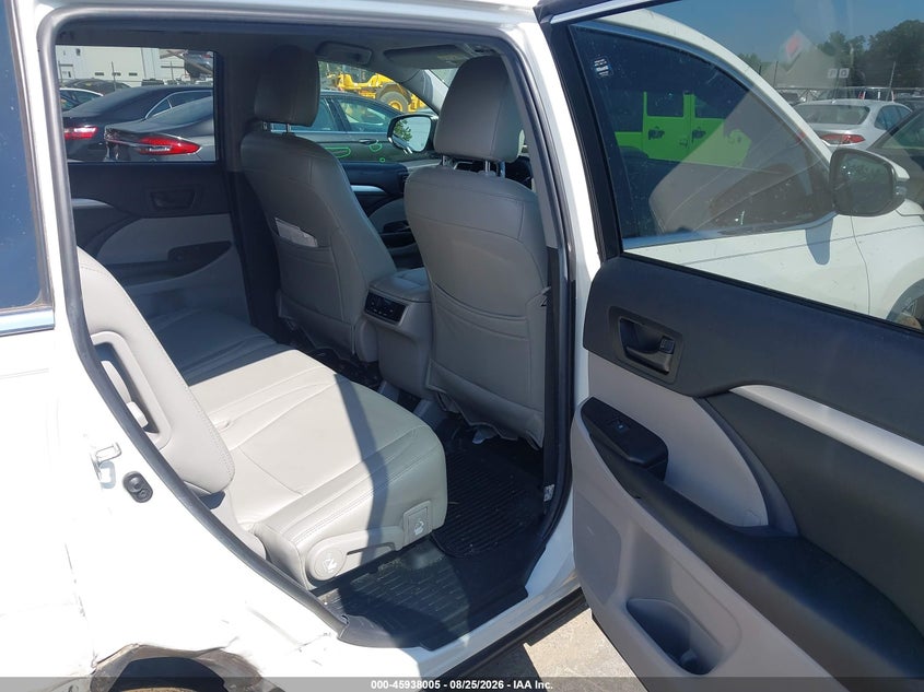 2019 TOYOTA HIGHLANDER SPORT UTILITY VEHICLE 3.5L V-6 DI, DOHC, VVT, 295HP