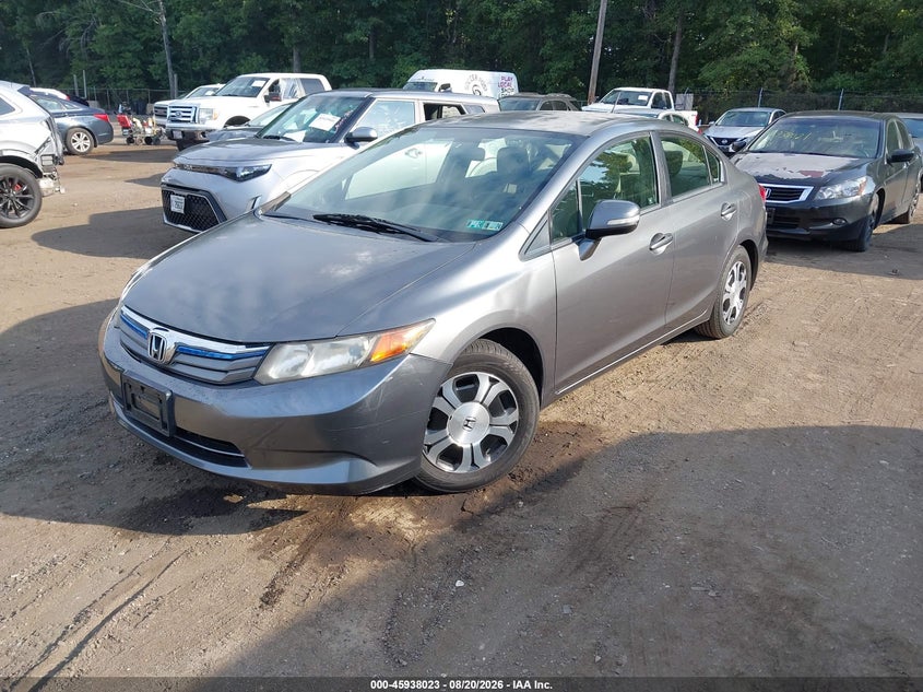 2012 Honda Civic, Обычный износ, IAAI, VIN JHMFB4F21CS006210 — фото 2