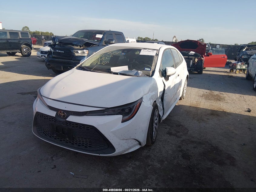 2020 Toyota Corolla, Левый бок, IAAI, VIN 5YFEPRAE5LP079840 — фото 2