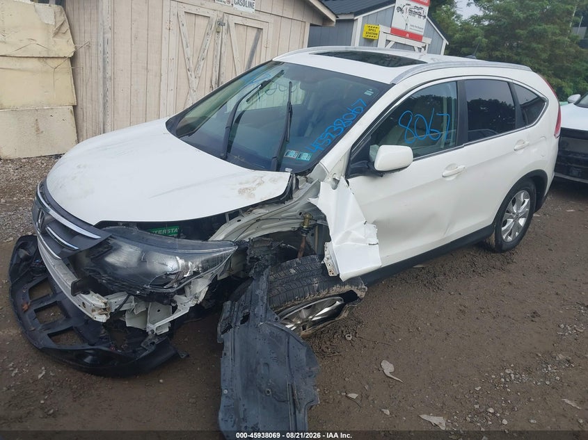 2014 Honda CR-V, Front End, IAAI, VIN 5J6RM4H76EL086564 — photo 2