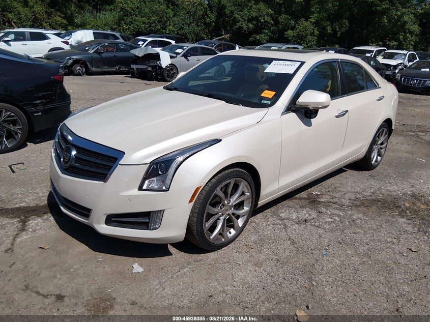 2014 Cadillac ATS, Удар ззаду, IAAI, VIN 1G6AM5SX5E0123755 — фото 2