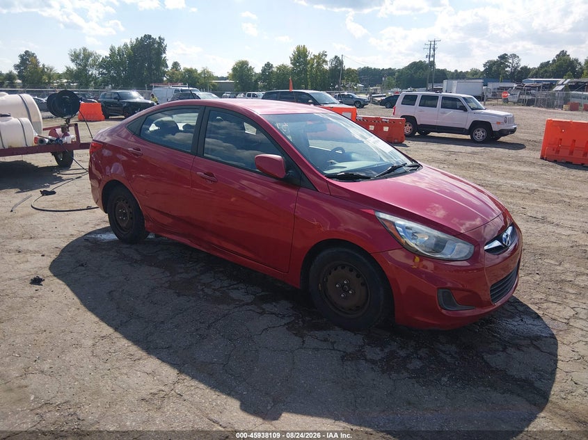2014 Hyundai Accent Gls, Правый бок, IAAI, VIN KMHCT4AE1EU693713