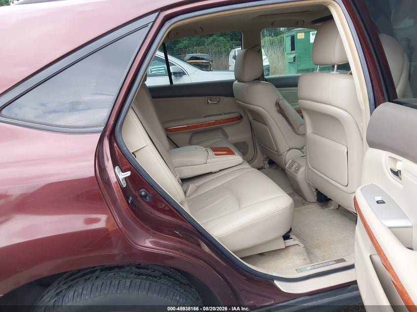 LEXUS RX 350 2008 VIN JTJHK31U182039810