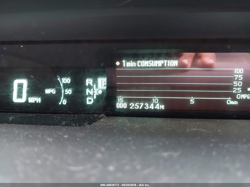 TOYOTA PRIUS 2011 VIN JTDKN3DU0B0309544
