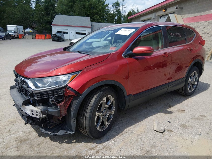 2017 Honda CR-V, Front End, IAAI, VIN 5J6RW2H84HL075090 — photo 2