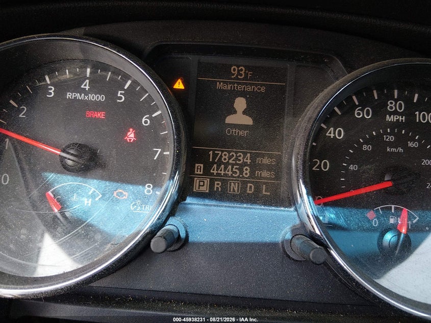 2012 NISSAN ROGUE SPORT UTILITY VEHICLE 2.5L I-4 DOHC, VVT, 170HP