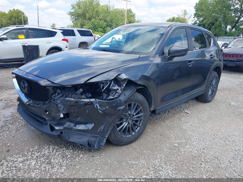 2021 Mazda CX-5, Front & Rear, IAAI, VIN JM3KFBCMXM0362433 — photo 2