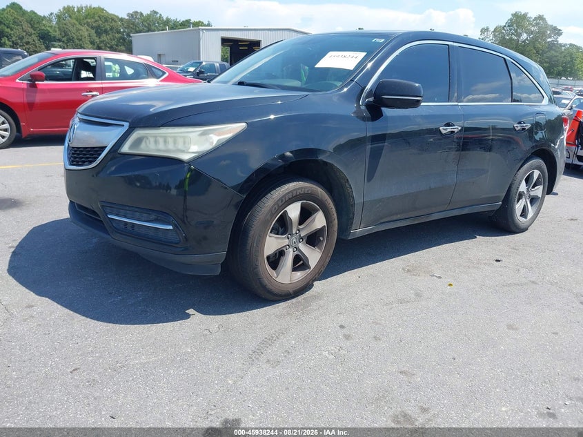Vin: 5fryd3h27gb005429, lot: 46437416, acura mdx acurawatch plus package 20162