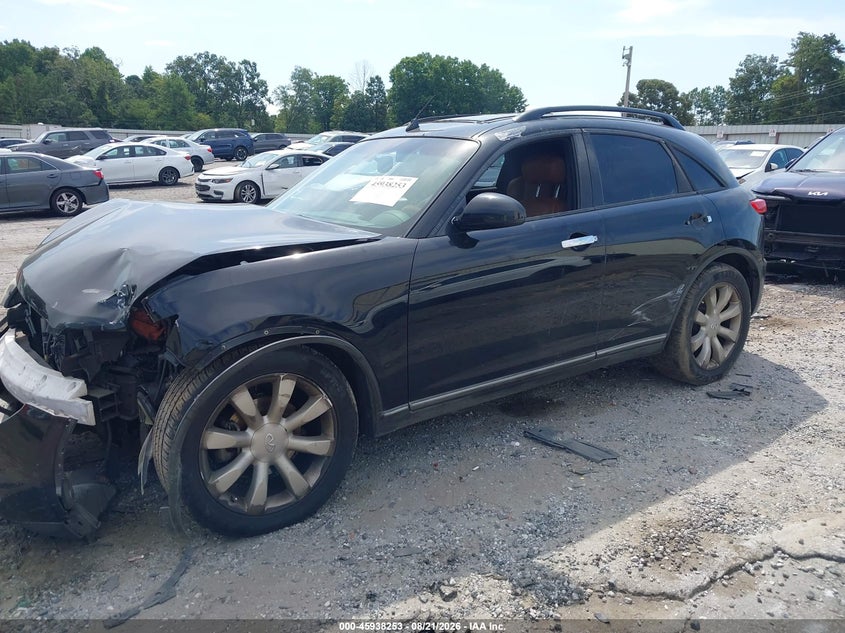 2003 Infiniti FX, Front End, IAAI, VIN JNRBS08W63X002469 — photo 2