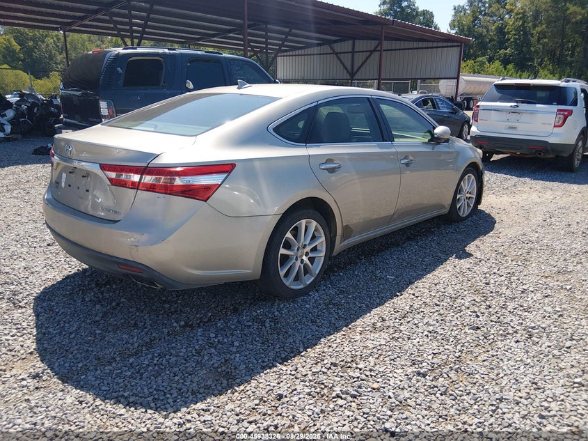 2013 TOYOTA AVALON auction photo 4