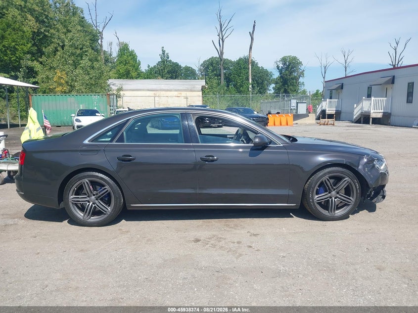 AUDI A8 2013 VIN WAUAGAFDXDN001968