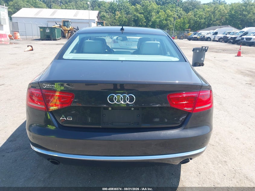 AUDI A8 2013 VIN WAUAGAFDXDN001968